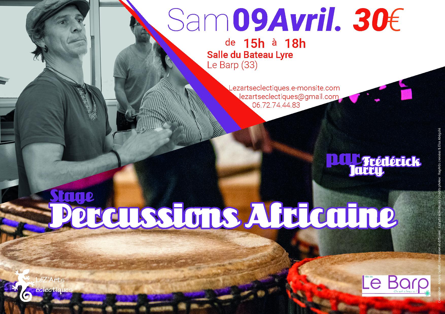 Stage danse africaine avril
